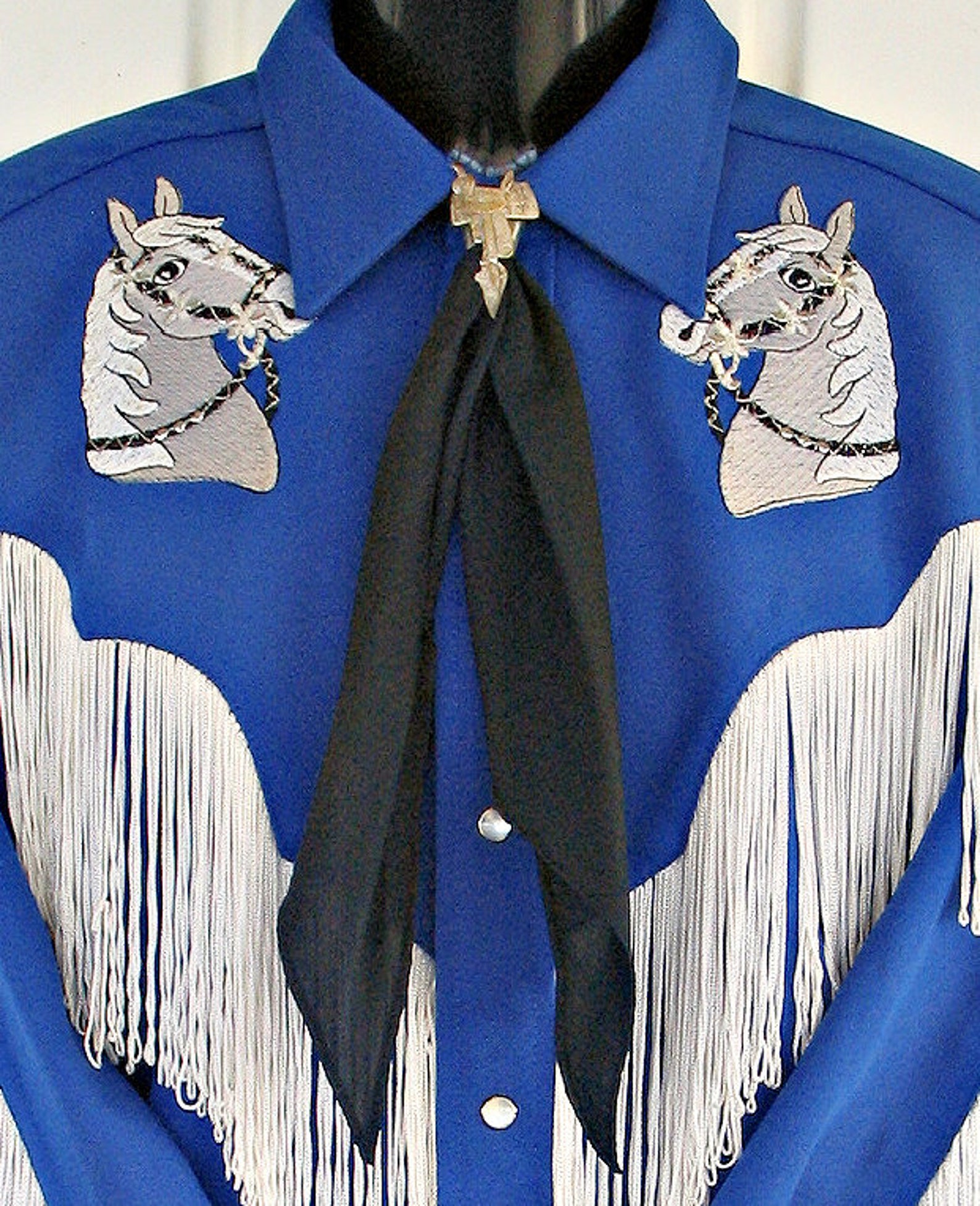 Vintage Western Neck Scarf Apache Tie Neck Tie Square Dance Etsy