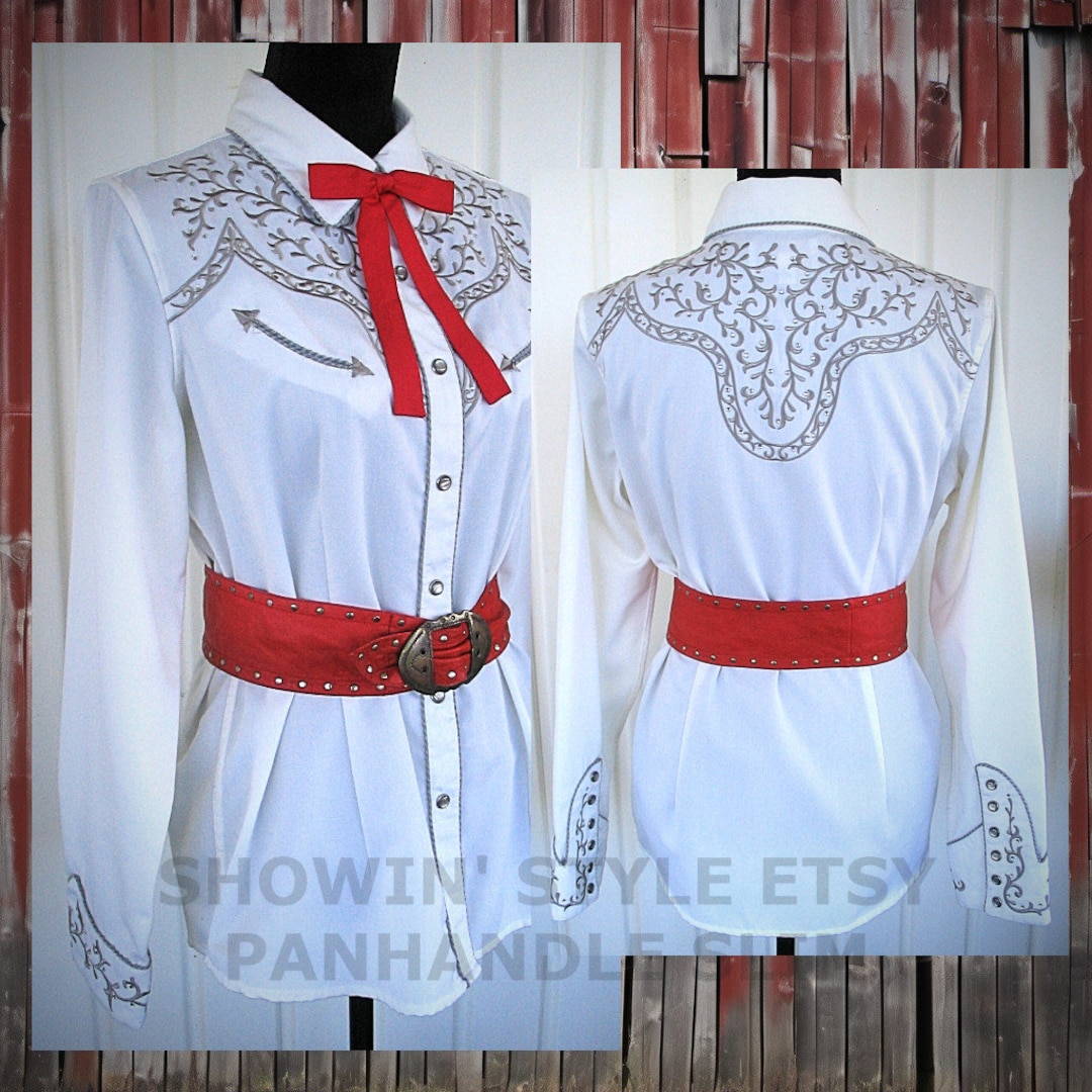 Panhandle Retro Embroidered Western Shirt Dress main image 0