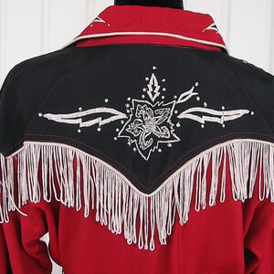 Joujou Vintage Western Women s Cowgirl Shirt Rodeo Queen Embroidered