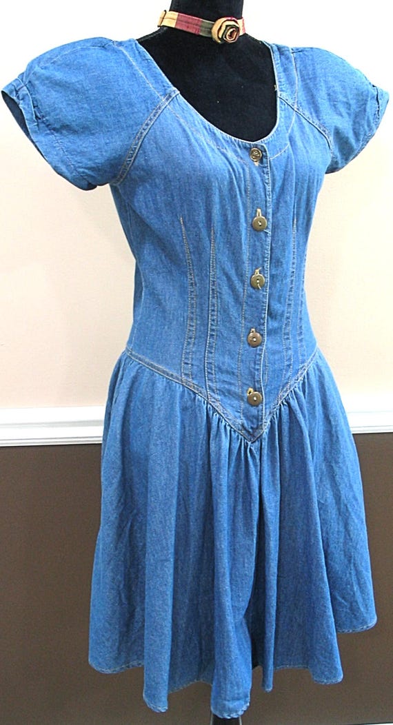 Bonanza Button Front Retro West Dress main image 0