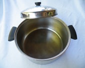 Revere Ware Dutch Oven, Four Quart, Domed Lid, Copper Clad Pot