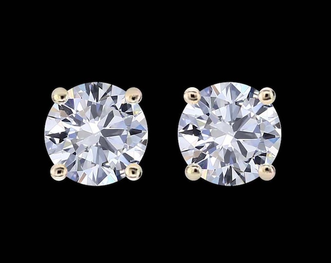 1 total carat weight, F color, EX cut, SI2 clarity, GIA certified diamonds in gold or platinum