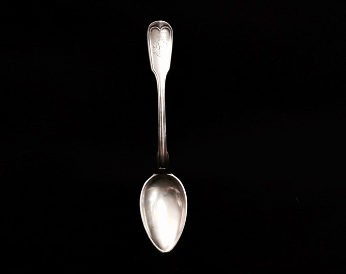 An Early 1900's Wisconoti .800 Silver Designer Spoon / Sterling Silver, Monogrammed 'L', 6x1.25x.5", 29.91 Grams #3605