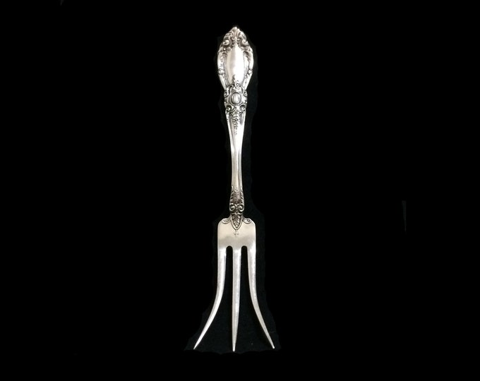 Towle King Richard Sterling Pat. 1932 Lemon-Pickle-Olive Serving Fork, 20.24 Grams, 125x21x2 (mm) #4288