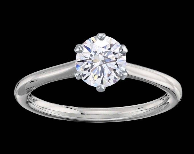 Le Coup de Foudre 1.01 ct. Solitaire GIA Diamond Engagement Ring In Platinum or White Gold  #C126