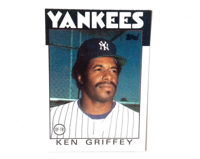 Ken Griffey - 1986 Yankees , Topps  #40 Collector's-Trading Baseball Card, 3.5x2.5" #3977