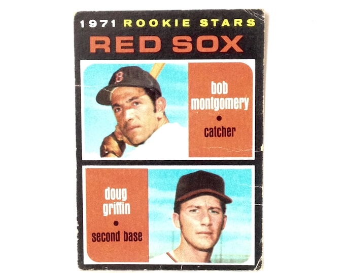 Bob Montgomery & Doug Griffin, 1971 Topps Rookie Stars #176, 3.5x2.5" #3973