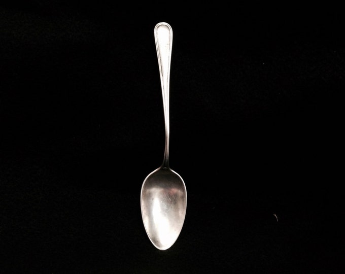 An Early 1920-30's Art Nouveau Monogrammed Double 'AA' Spoon / Sterling Silver, 6x1.25x.35", 19.71 Grams #3609