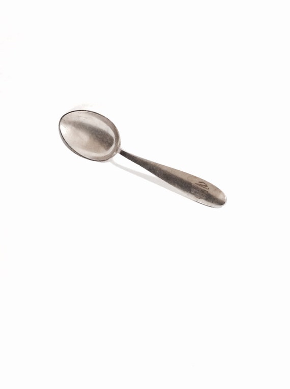 Antique Sterling Spoon Inscribed 
