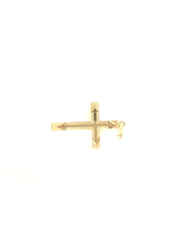 A 1910-20's Art Deco Cross (or) Crucifix Pendant … - image 2