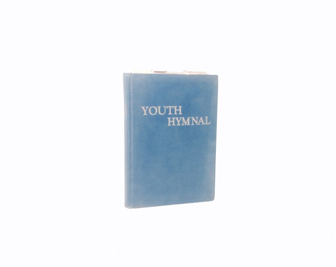 1947 Youth Hymnal, Rodeheaver, Cloth Waterproof Binding, Published In Indiana, 15OZ, 8.5x1x6" #2320