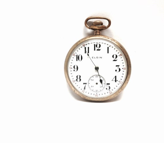 Rare 1914 Elgin Pocket Watch Early 20th Century 11 Jewel Grade 18 Model 7 Non functional Movement for Restoration Serial 313797 1654 Etsy UK