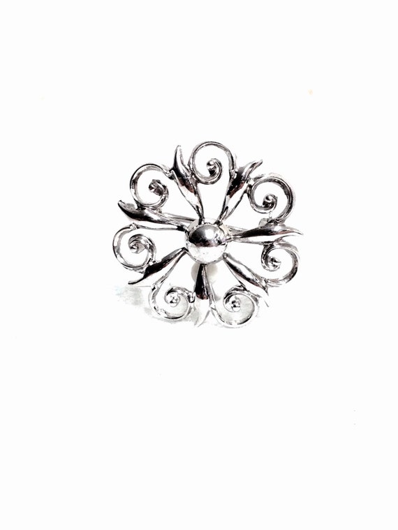 1950's Sterling Pin Designer WRE Richards, Moderni