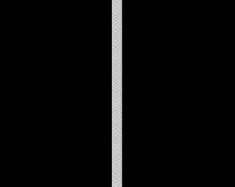 Herringbone chain necklace in 925 sterling silver, 3.50mm, lobster claw clasp; 16, 18, 20, 22, or 24 inches.