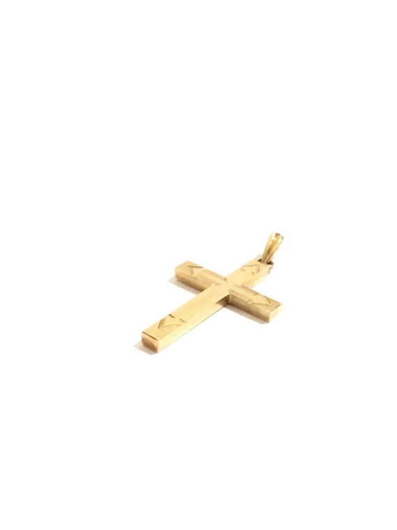 A 1910-20's Art Deco Cross (or) Crucifix Pendant … - image 3
