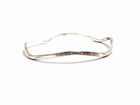 A 9" Hammered 1940-50's Art Nouveau Southwestern … - image 1