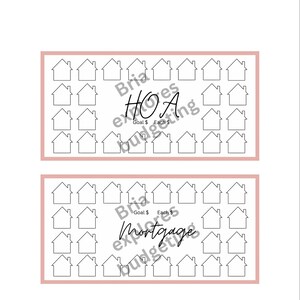 Bill Savings Tracker Mortgage | Digital Download