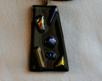 Black Dichroic Pendant