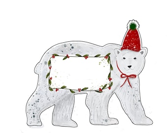PRINTABLE Polar Bear | JPG | DIY