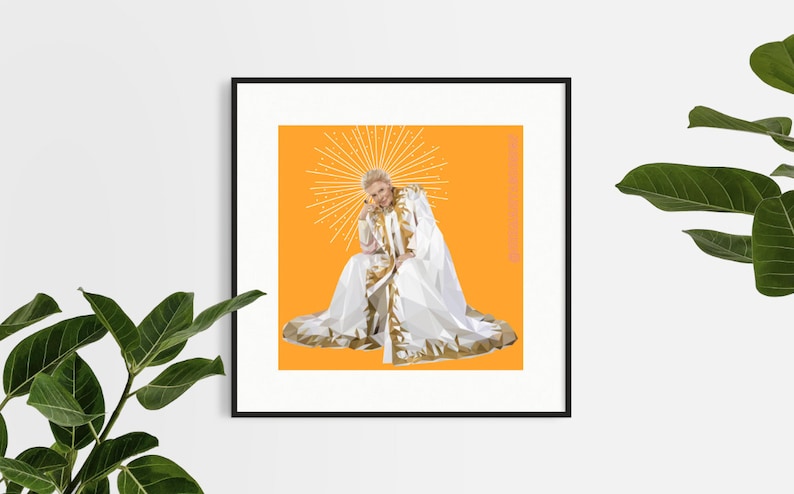 Limited Edition Walter Mercado Poly Art Portrait Print/Astrology/Latina Owned Shops/Hispanic Heritage/Mucho Mucho Amor/FRAME NOT INCLUDED 