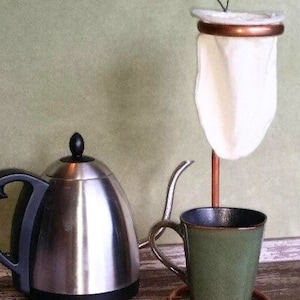Travel Coffee Sock Drip Stand | Collapsible On the Go Coffee Maker | Camping Portable Brewer | Gifts for Travelers | Vanlife Essentials