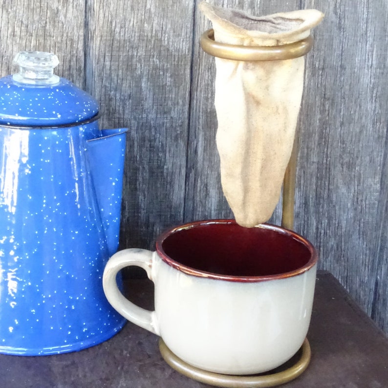 Travel Coffee Sock Drip Stand Collapsible on the Go Coffee Maker