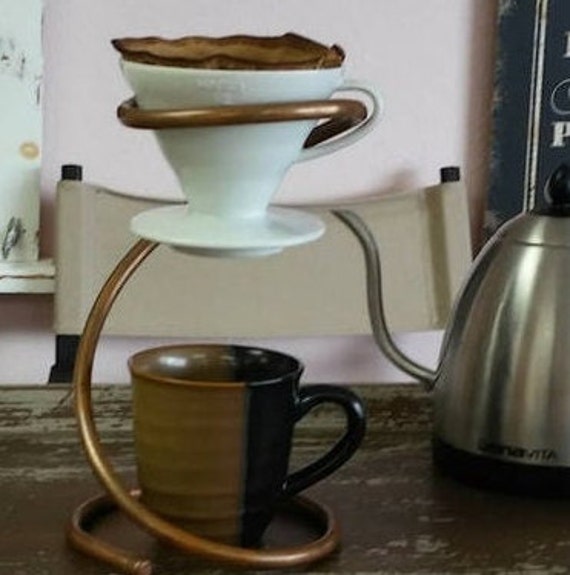 Ceramic Hand Drip Coffee Brewer Dripper Drip Ground Coffee Glass