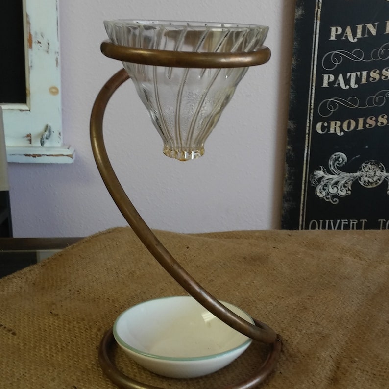Hario Glass V60 Pourover Dripper Drip Stand Unique Copper Etsy