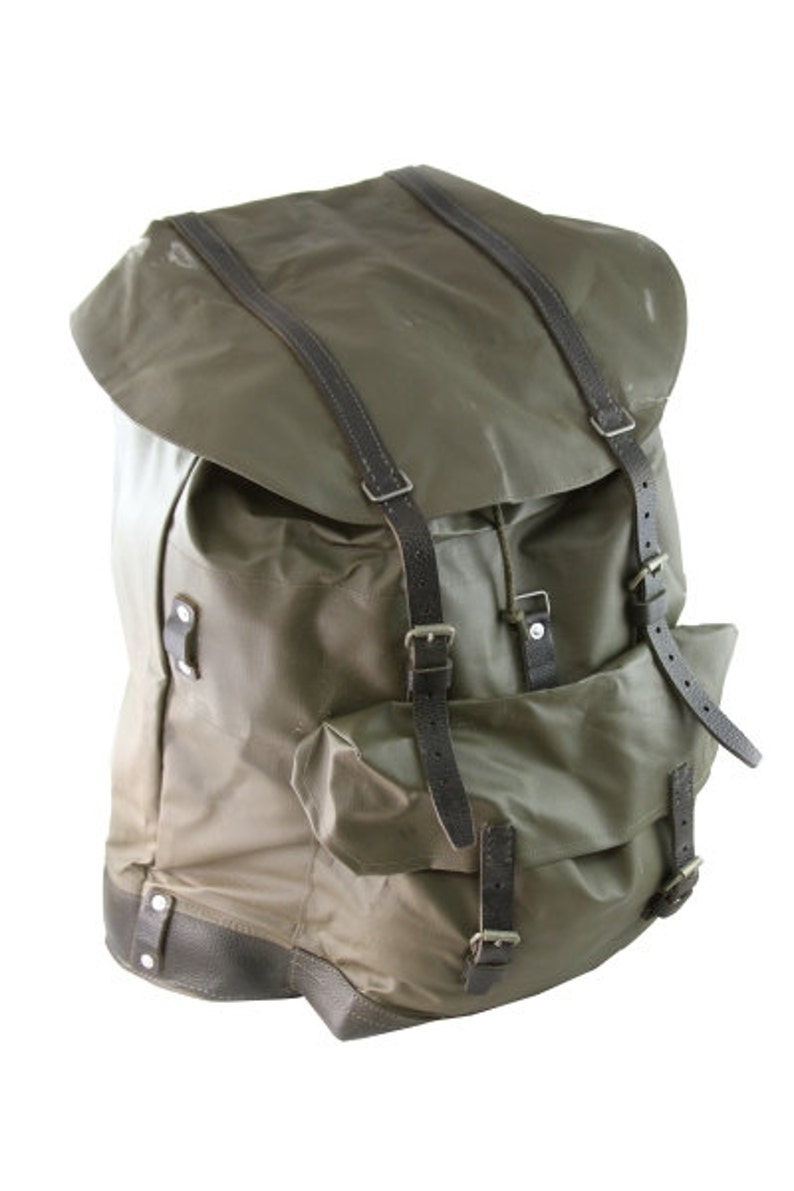Swiss Army Rubberized Waterproof Backpack Rucksack Etsy