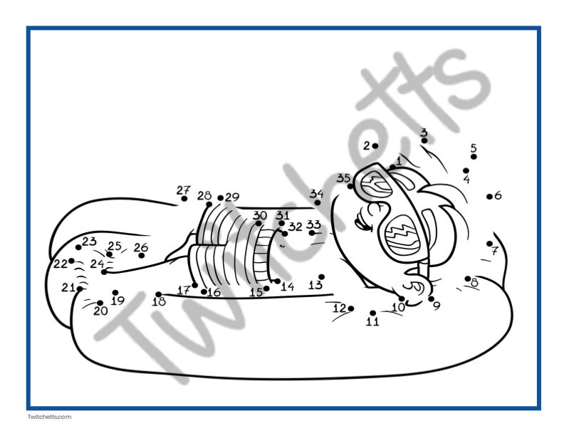 Beach Printable Activity for Kids, Beach Connect the Dots, Beach ...