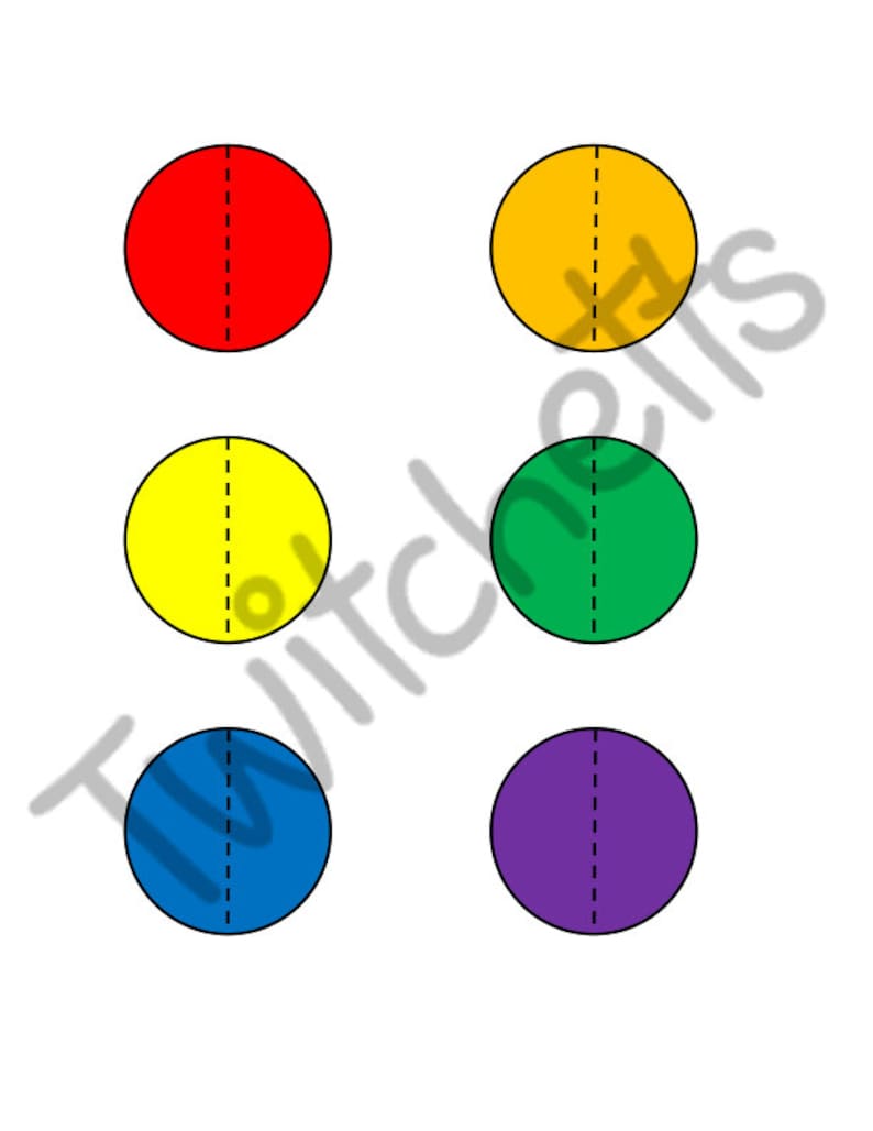 Rainbow Flower Craft Template Printable Kids Craft Easy Etsy
