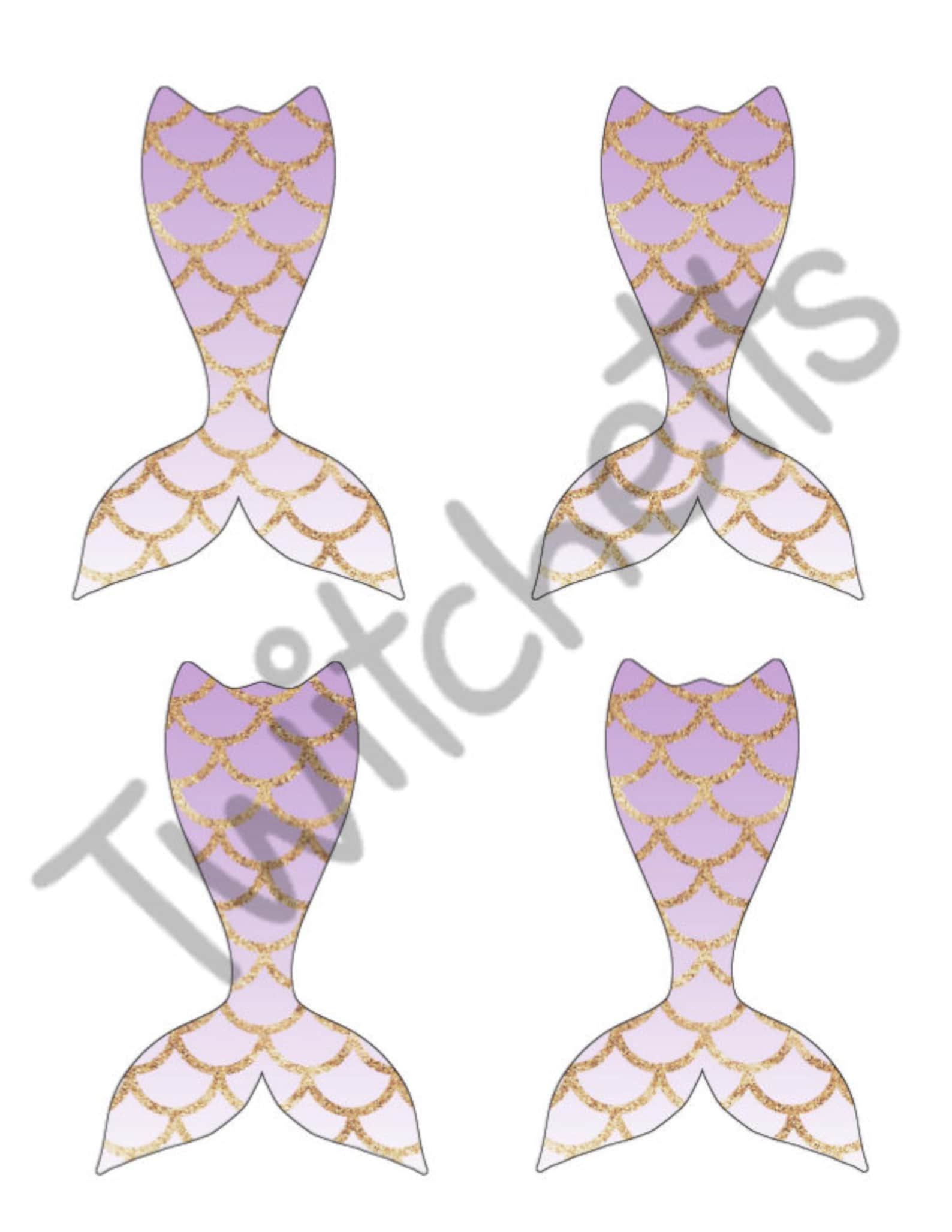 Paper Mermaid Craft for Kids, 3D Papercraft Template, Mermaid Coloring
