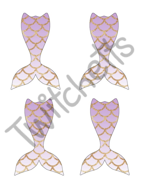 Free Mermaid Template to Print+ Easy Paper Craft - The Organized Mom