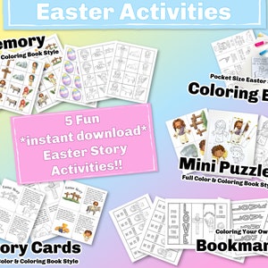 Easter Story Activities for Young Children Printable Easter image 7