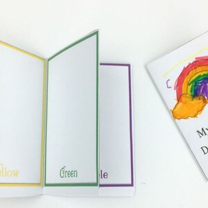 Rainbow Book, Printable Rainbow Activity, Learn Colors Activity ...