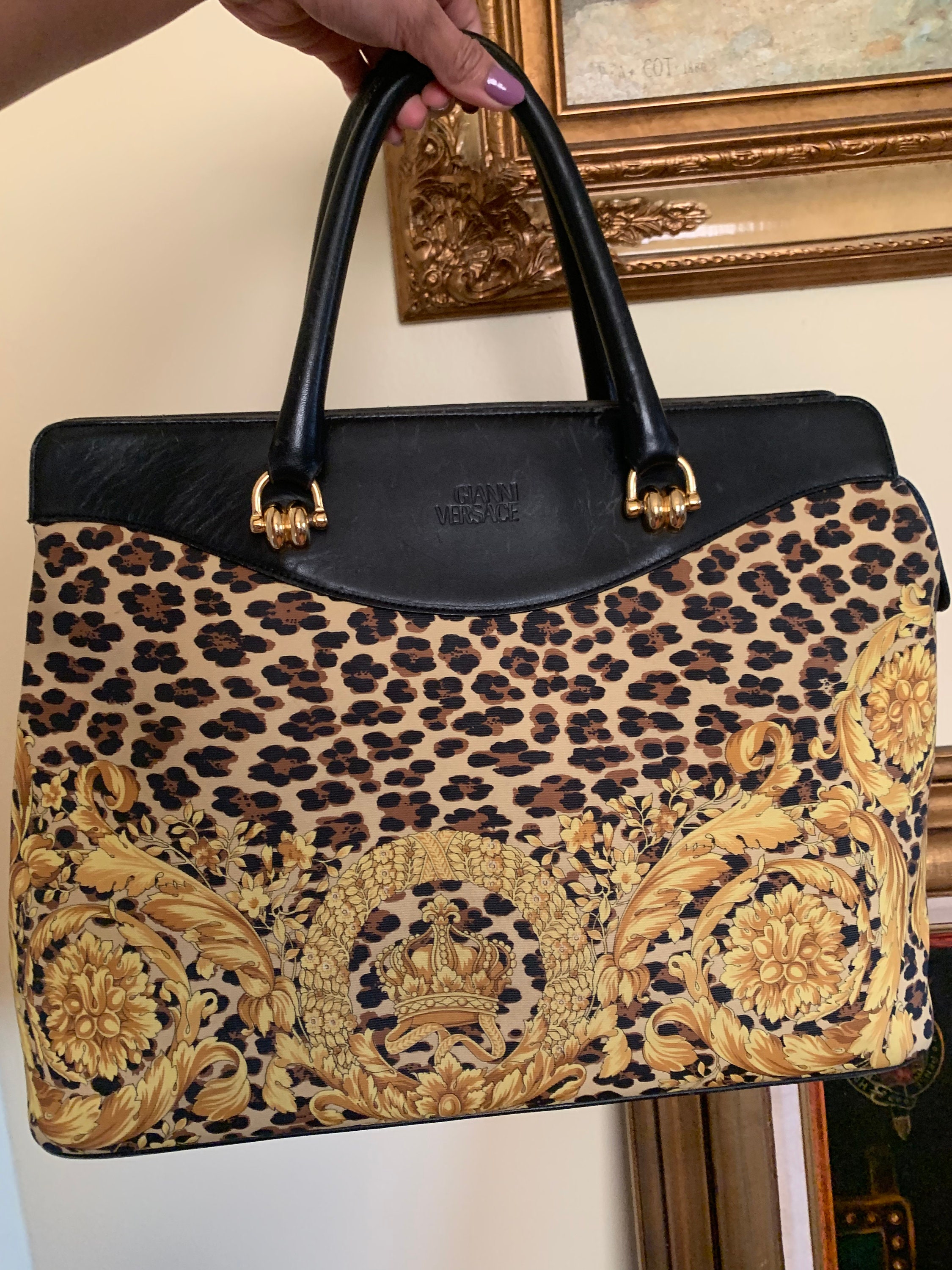 used versace bag
