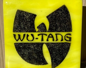 Wu-Tang  fused glass magnet/plaque