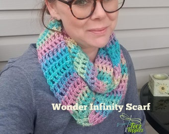 Simple crochet scarf, crochet pattern, crochet scarf. infinity scarf. easy crochet scarf, pdf file, crochet scarf pattern, yarn