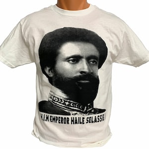 Haile Selassie I t-shirt (Jah Face) | Rasta t-shirt