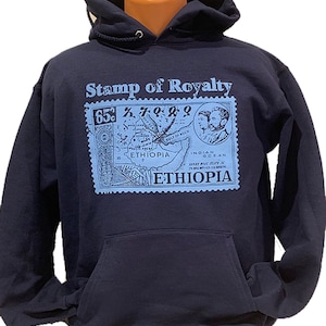 Ethiopian stamp hoodie | Rasta hoodie