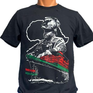 Marcus Garvey Black Star Liner T-Shirt — African Heritage Pan-African Pride Tee
