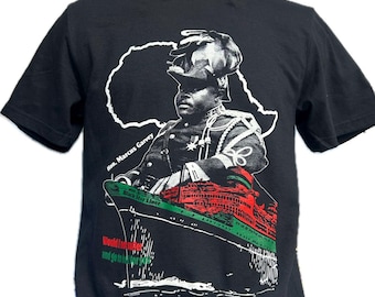 Marcus Garvey Black Star Liner T-Shirt — African Heritage Pan-African Pride Tee