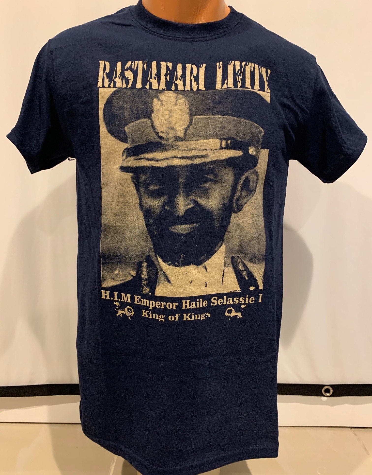 Haile Selassie I T-shirt jah Smile 