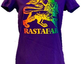 Rastafari’s lion of Judah t-shirt