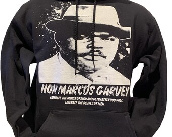 Hon Marcus Garvey pullover hoodie | Black culture hoodie| Jamaica national hero