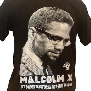 Malcolm X t-shirt | Black hero t-shirt | Black history t-shirt