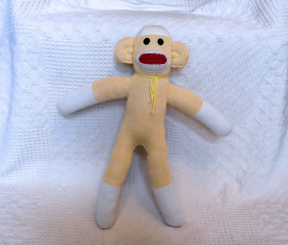 yellow monkey stuffed animal