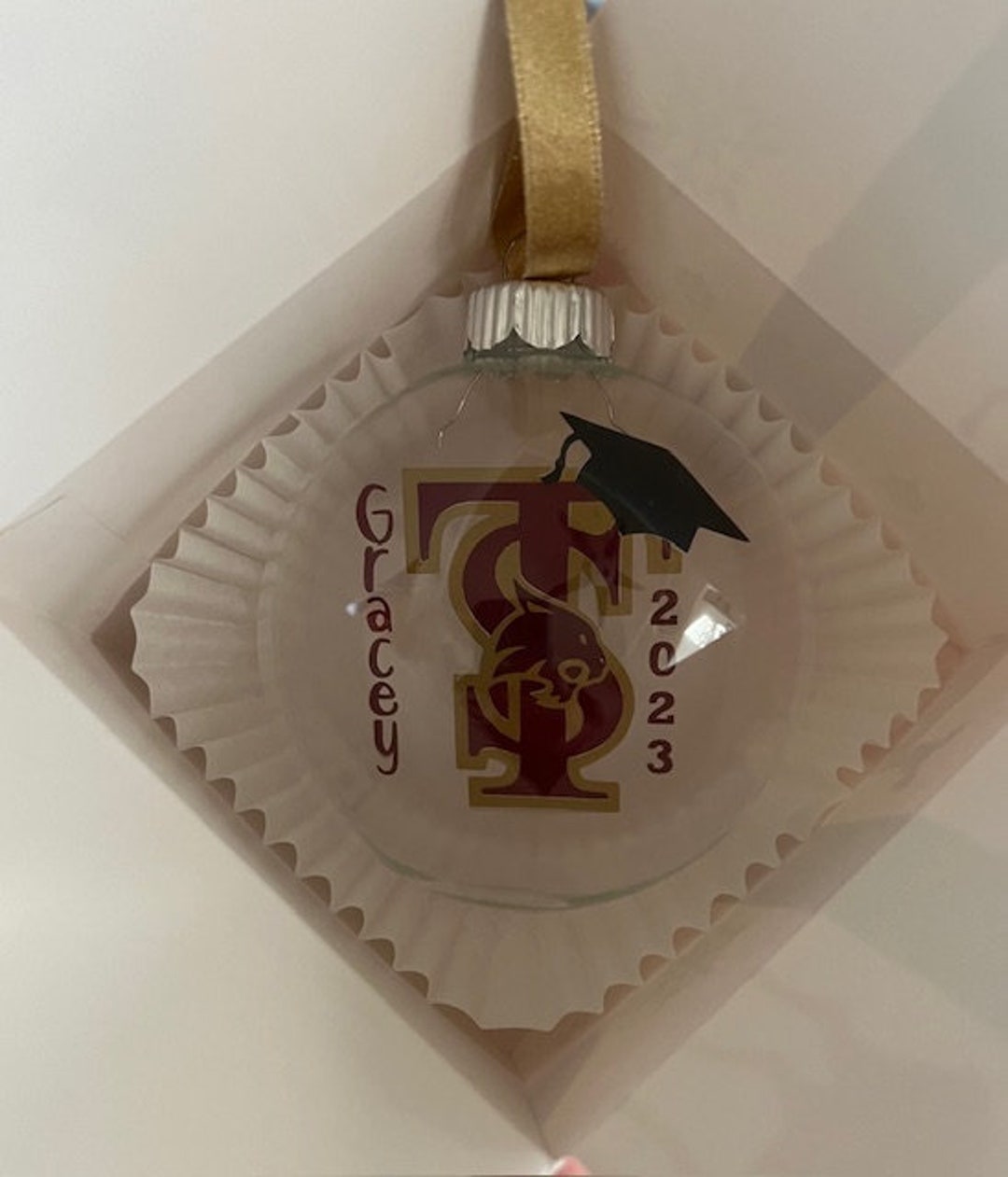 Texas State University Graduation Ornament Etsy