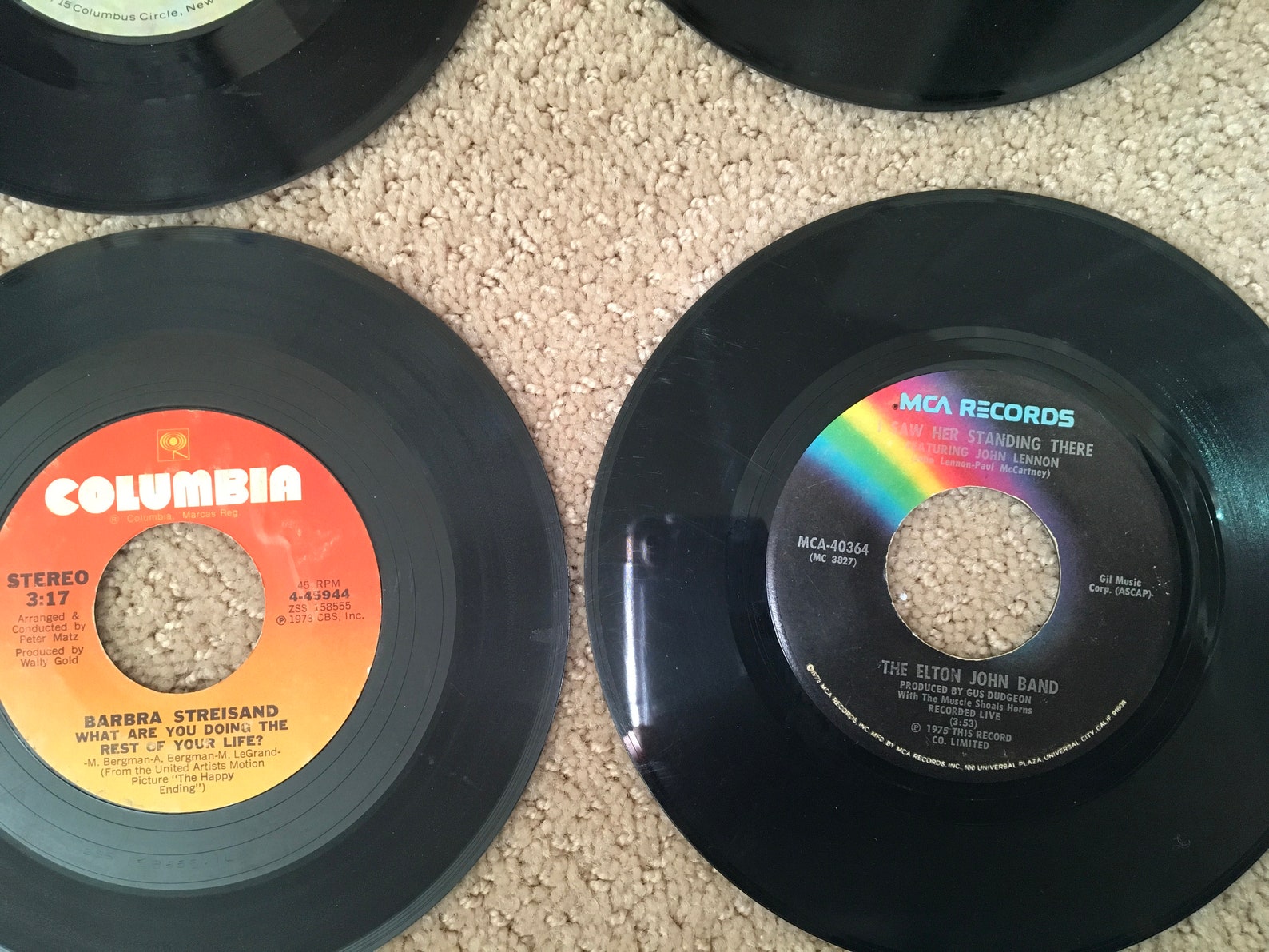 1970 S Vinyl 45 Rpm Vintage Records the Monkeescarly Etsy