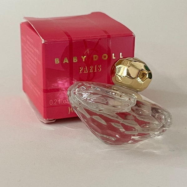 Yves Saint Lauren Baby Doll mini perfume Rare mini from 2,000 vintage with box.